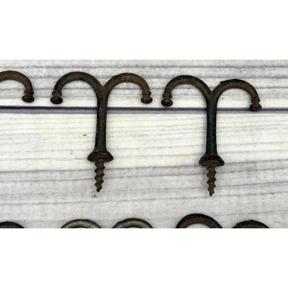 LOT OF 6‎ ANTIQUE SALVAGED CAST IRON 2.5